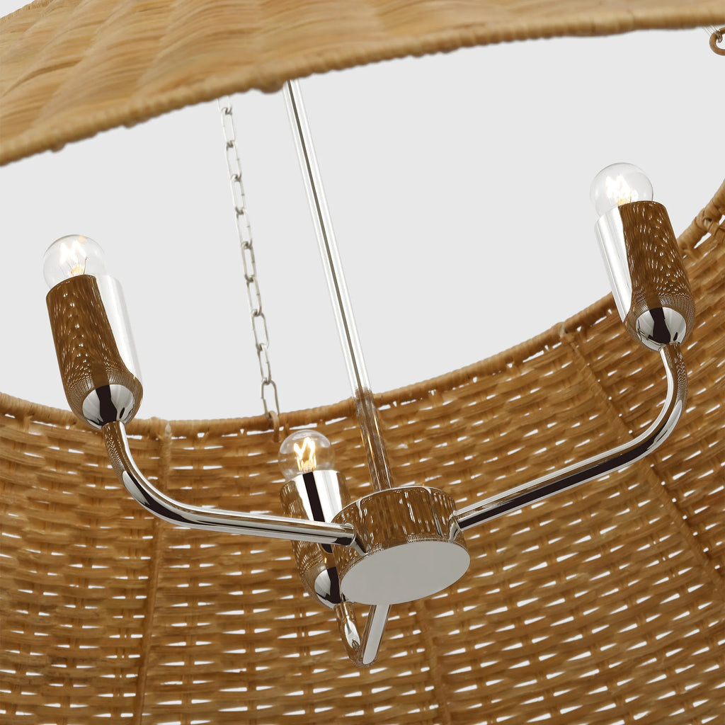 Corinne Extra Large Wrapped Hanging Shade - Light House Co.