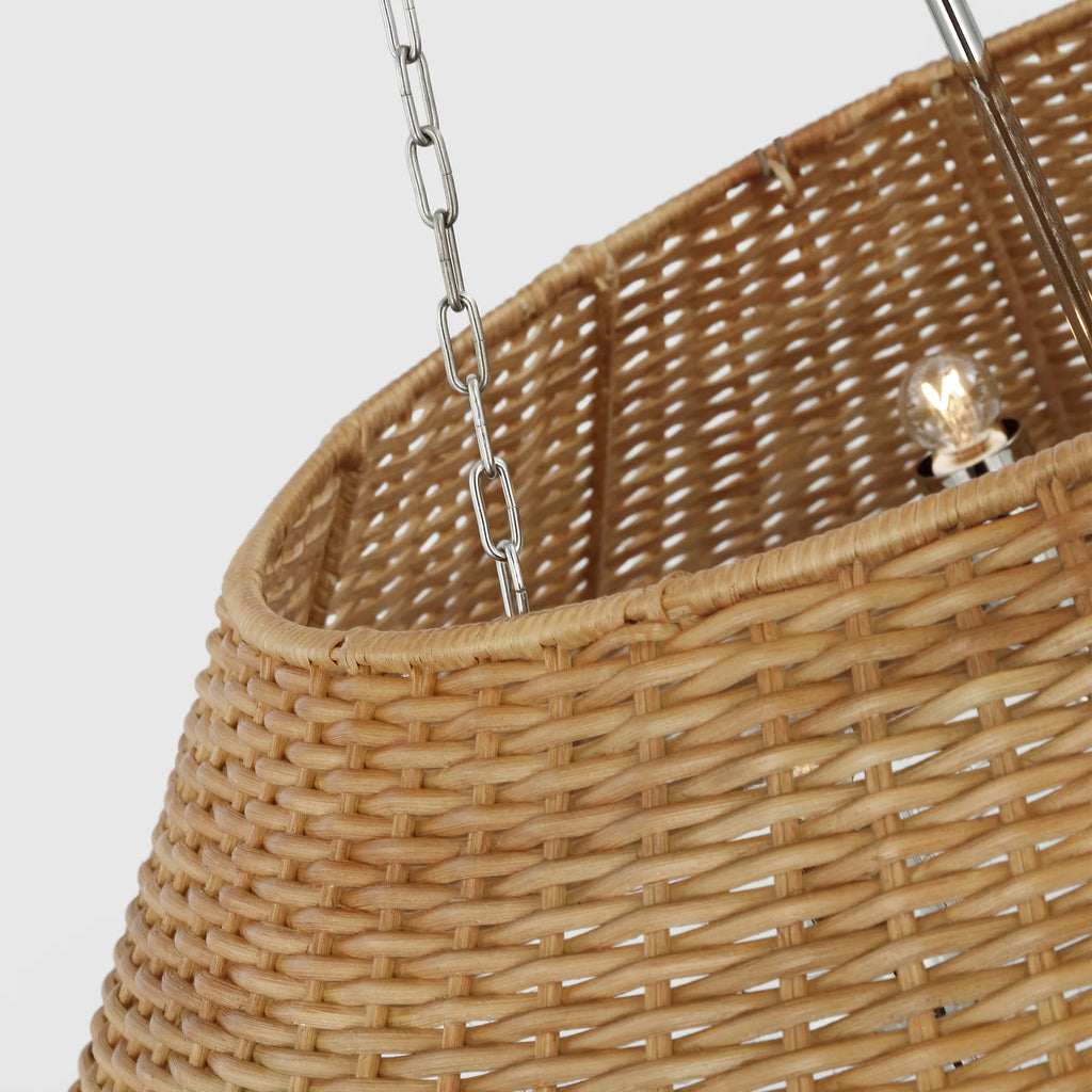 Corinne Extra Large Wrapped Hanging Shade - Light House Co.