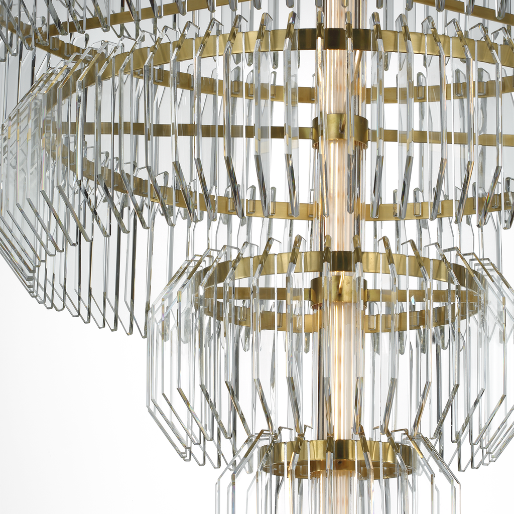 Killarney 32" Layered Chandelier | LED Chandeliers | Visual Comfort Signature - Light House Co.