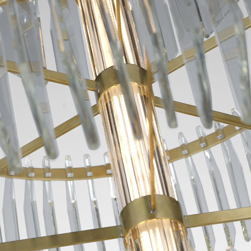 Killarney 32" Layered Chandelier | LED Chandeliers | Visual Comfort Signature - Light House Co.