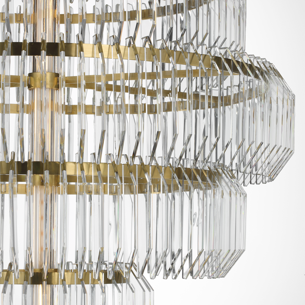 Killarney 32" Layered Chandelier | LED Chandeliers | Visual Comfort Signature - Light House Co.