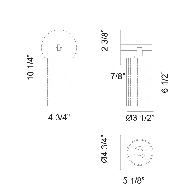 Kristof Wall Sconce - Light House Co.