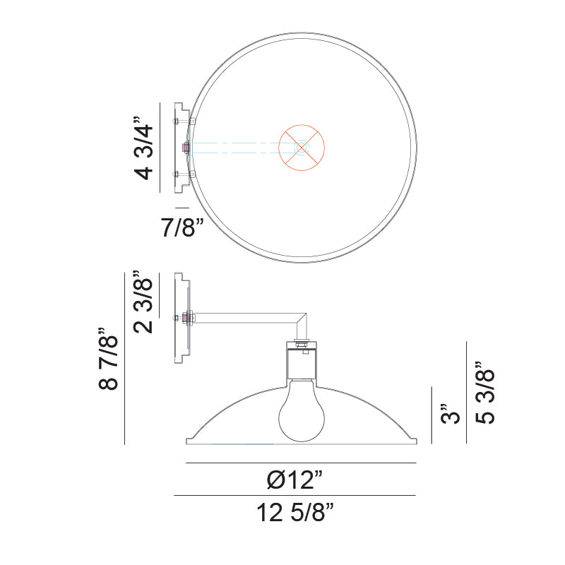 Farmley Outdoor Wall Sconce - Light House Co.