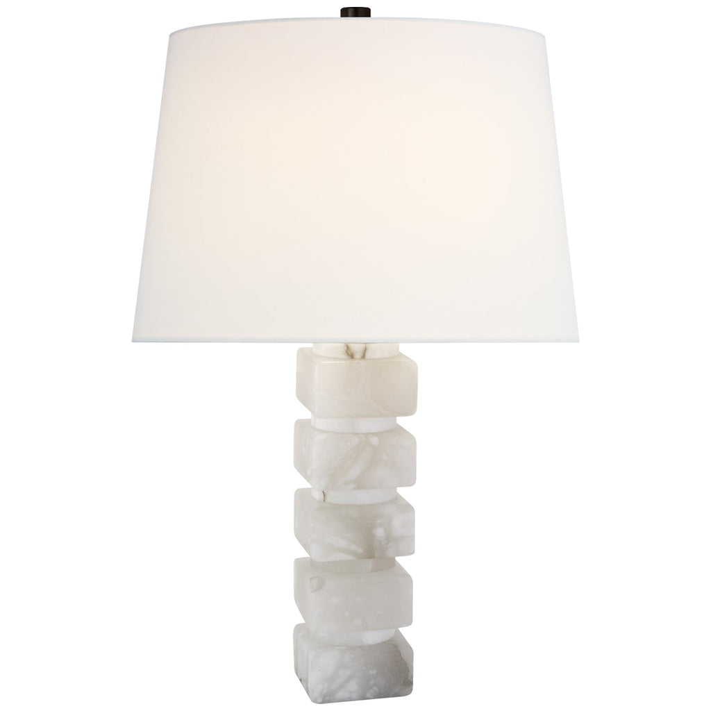 Square Chunky Stacked Table Lamp - Light House Co.