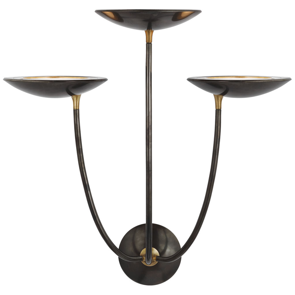 Keira Large Triple Sconce - Light House Co.