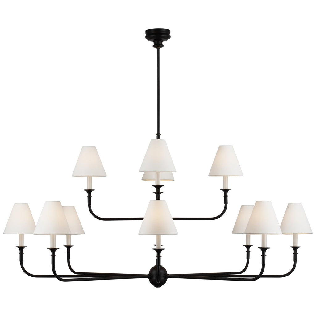 Piaf 2- Tier Chandelier - Light House Co.
