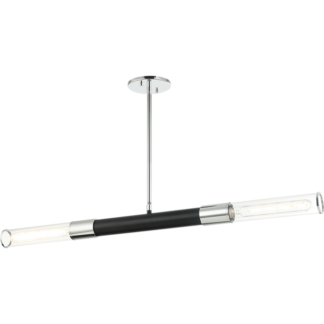 Tubo Linear Chandelier - Light House Co.