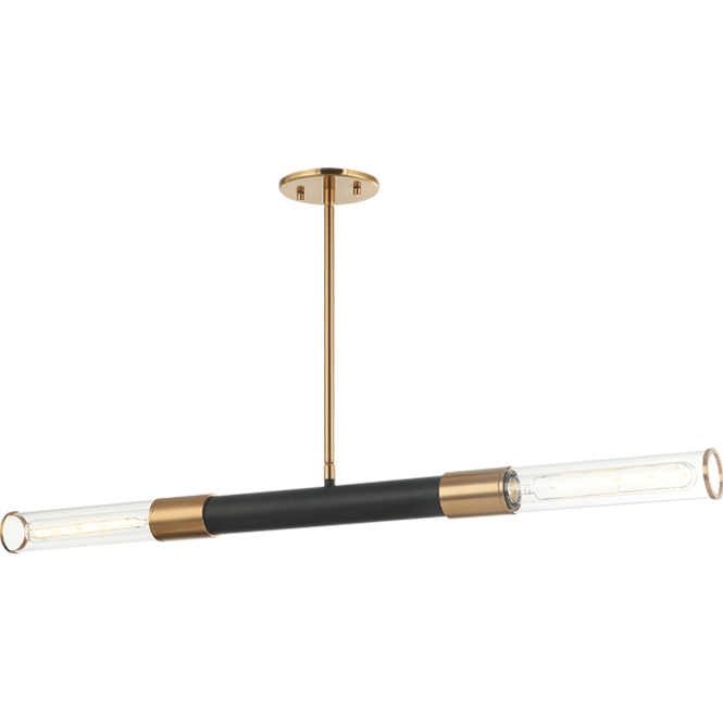 Tubo Linear Chandelier - Light House Co.