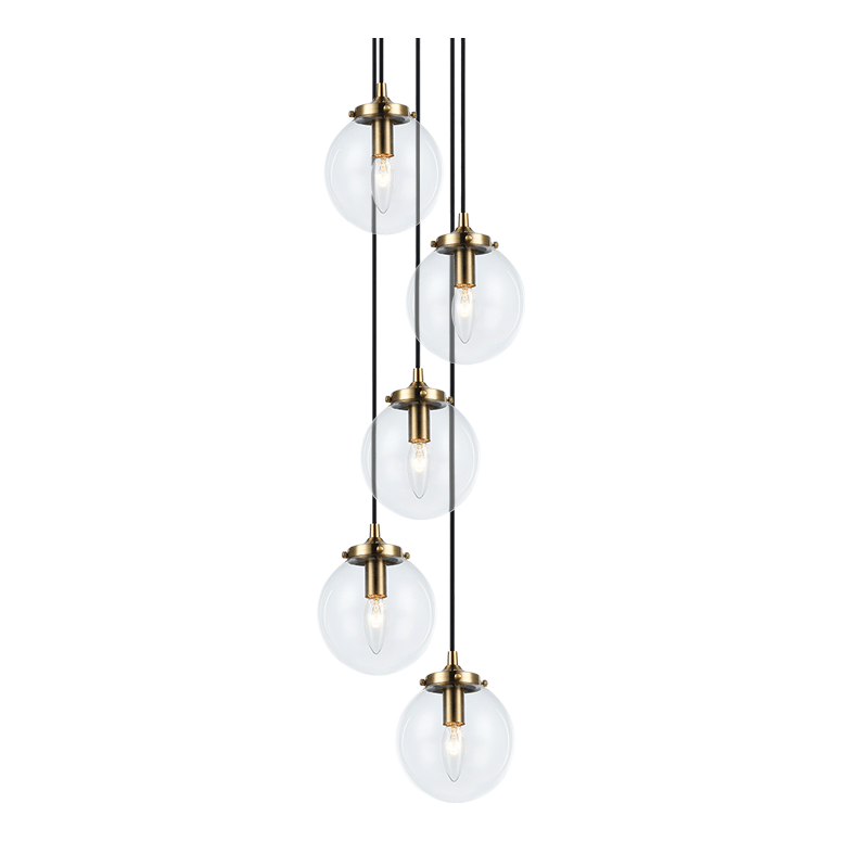 Bougie 5 Light Chandelier - Light House Co.