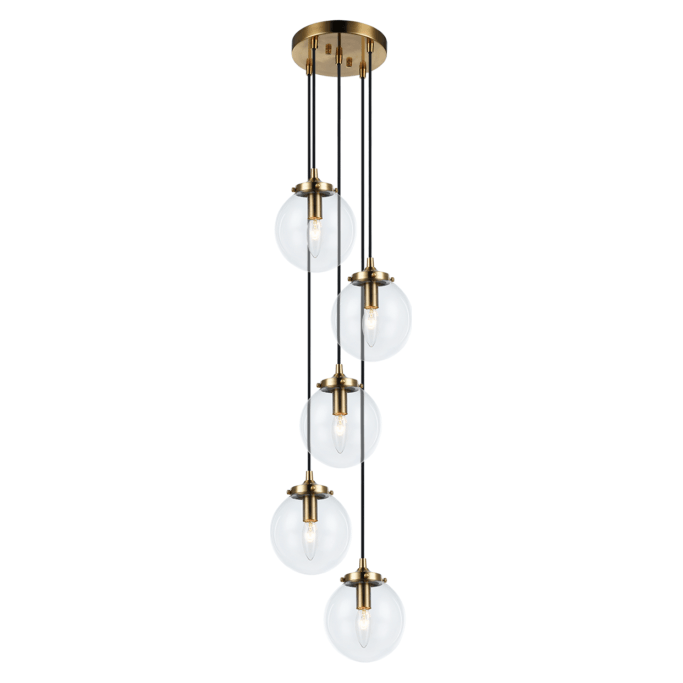 Bougie 5 Light Chandelier - Light House Co.