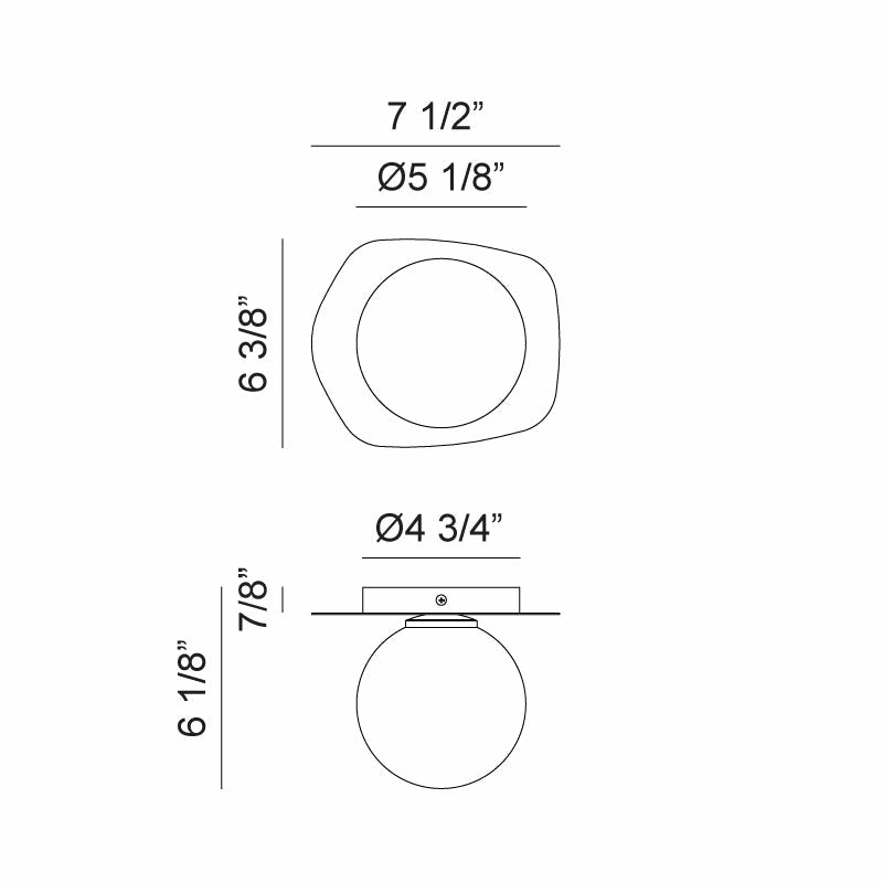 Razz Flush Mount - Light House Co.
