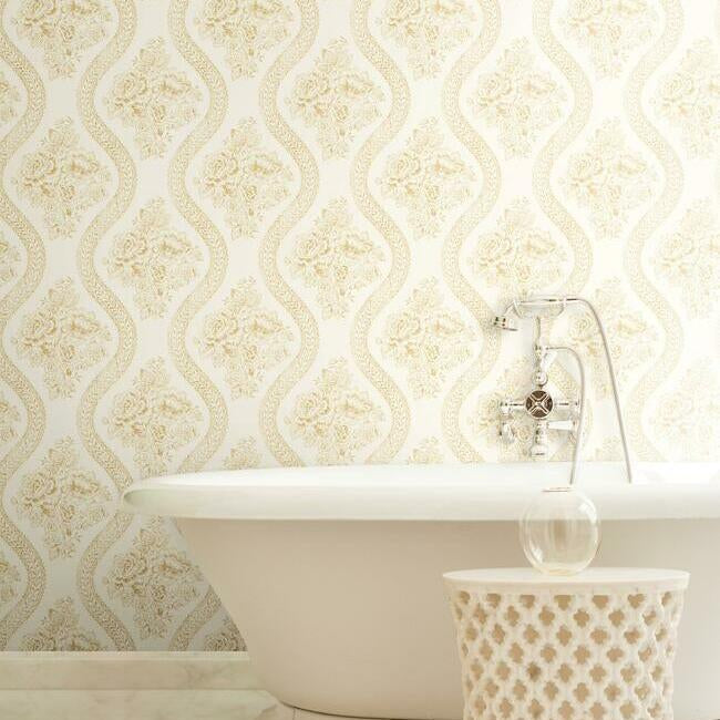 Coverlet Floral Wallpaper | Wallpaper | York Wallcoverings - Light House Co.