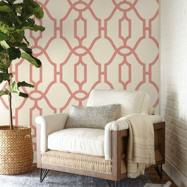 Woven Trellis Wallpaper | Wallpaper | York Wallcoverings - Light House Co.