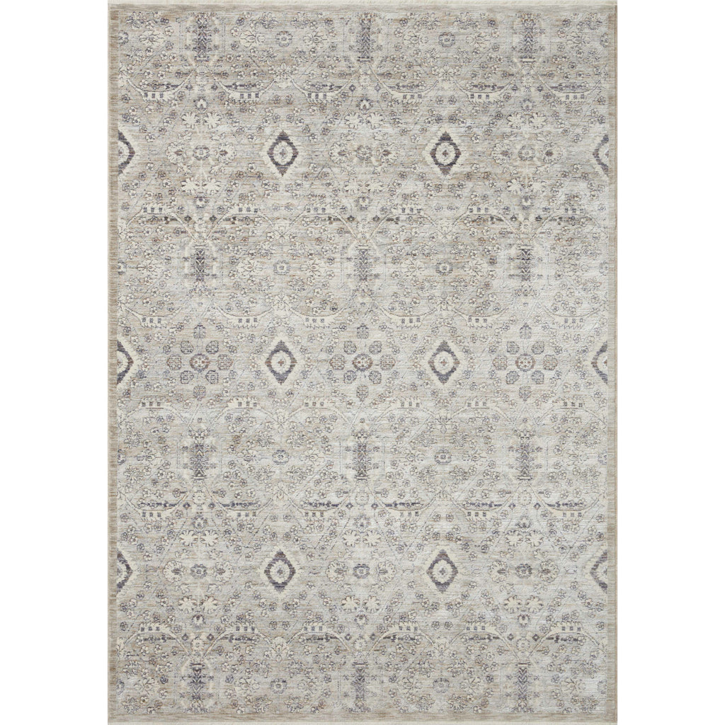 Zuma Silver / Sky Rug | Amber Lewis x Loloi - 18" x 18" Sample | Open Box - Light House Co.
