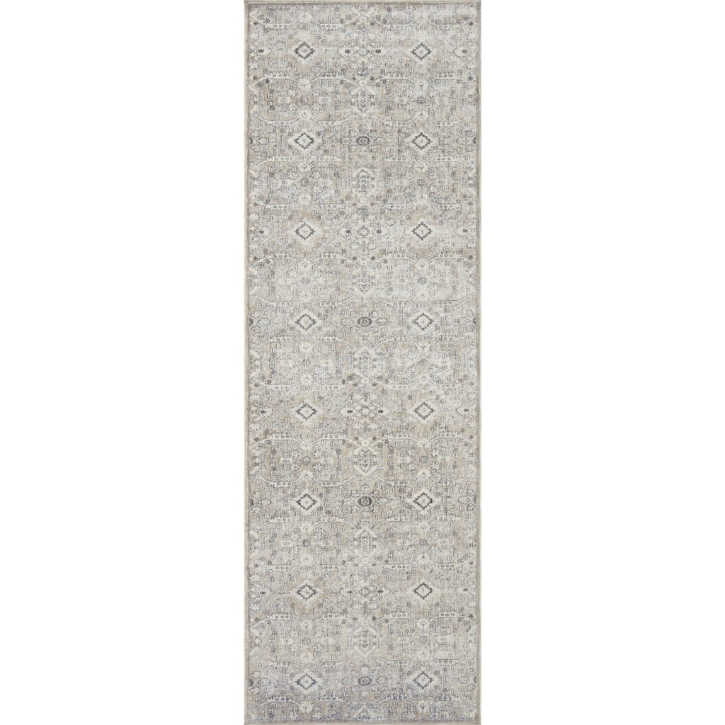 Zuma Silver / Sky Rug | Amber Lewis x Loloi - 18" x 18" Sample | Open Box - Light House Co.