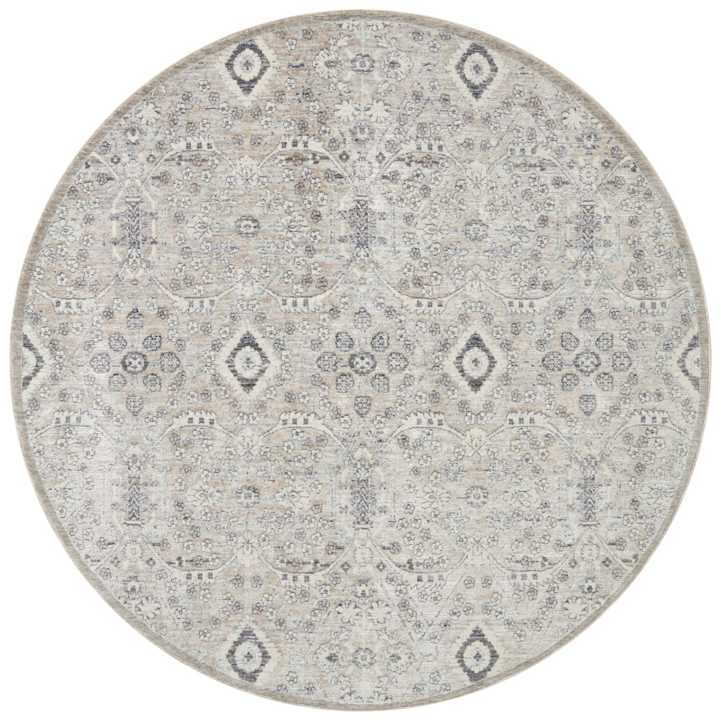 Zuma Silver / Sky Rug | Amber Lewis x Loloi - 18" x 18" Sample | Open Box - Light House Co.