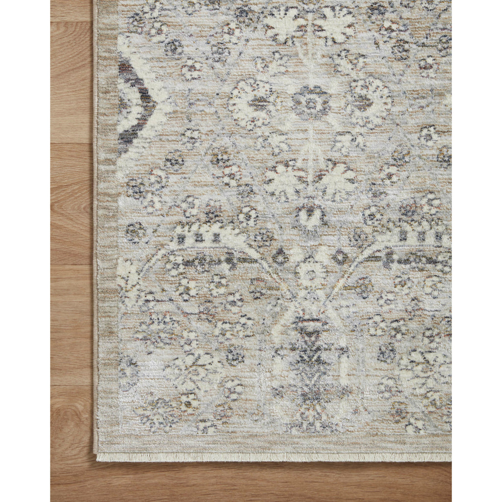 Zuma Silver / Sky Rug | Amber Lewis x Loloi - 18" x 18" Sample | Open Box - Light House Co.
