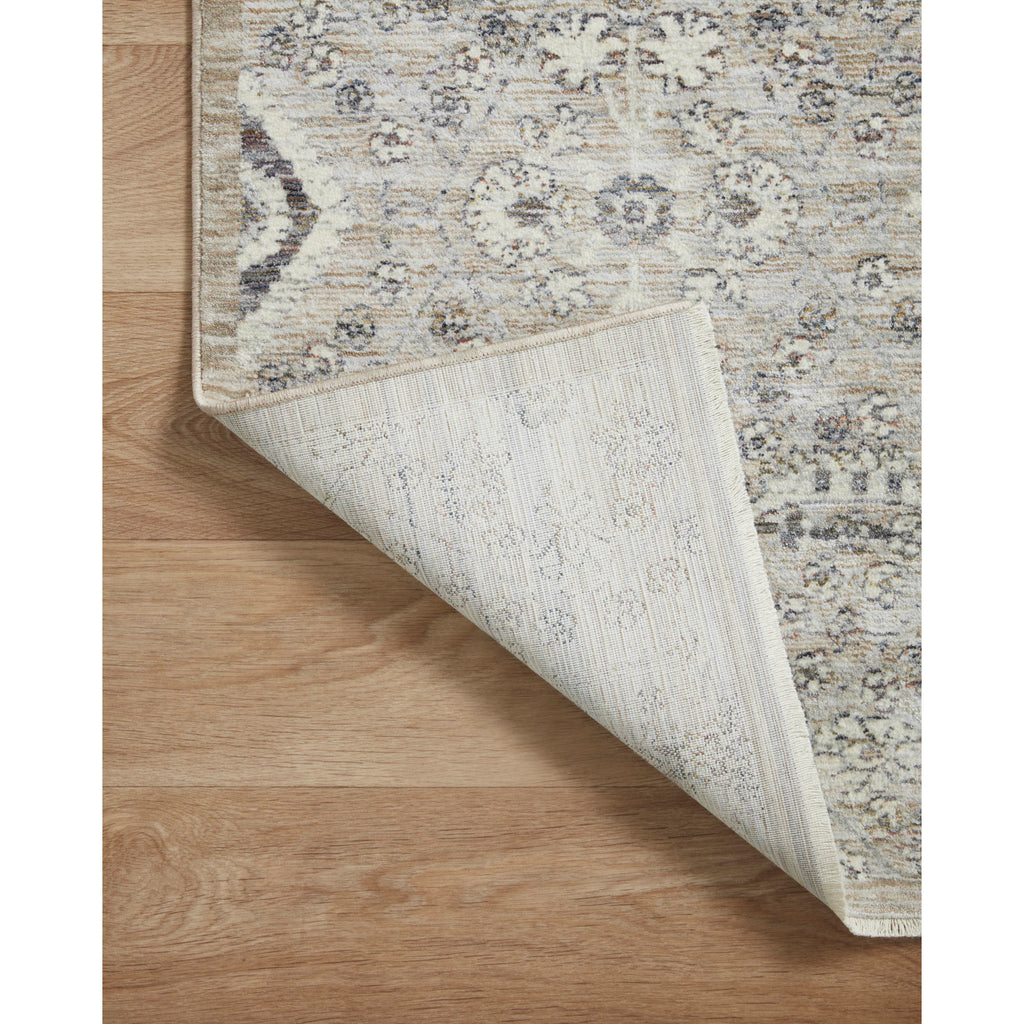 Zuma Silver / Sky Rug | Amber Lewis x Loloi - 18" x 18" Sample | Open Box - Light House Co.