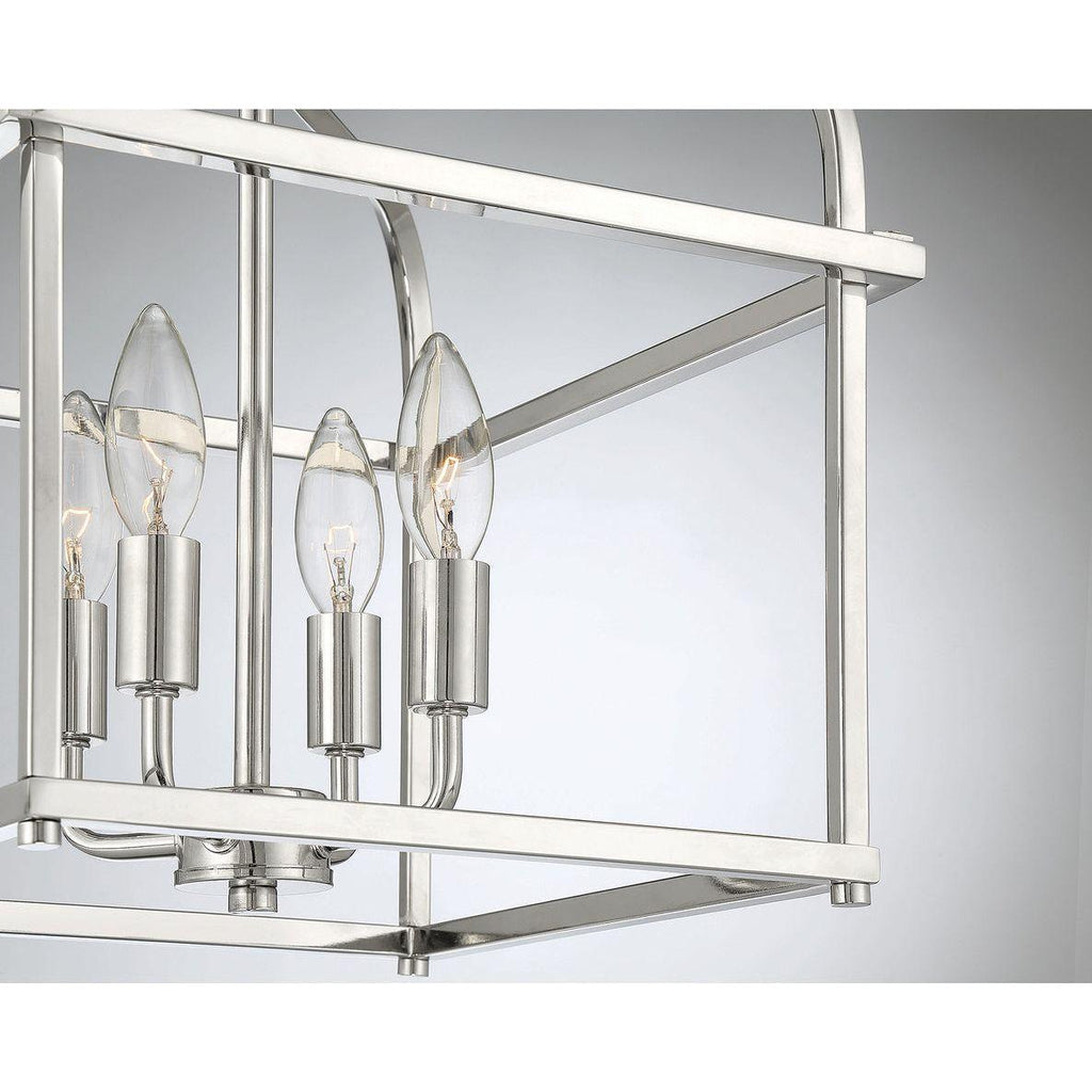 4-Light Ceiling Light in Polished Nickel - Light House Co.