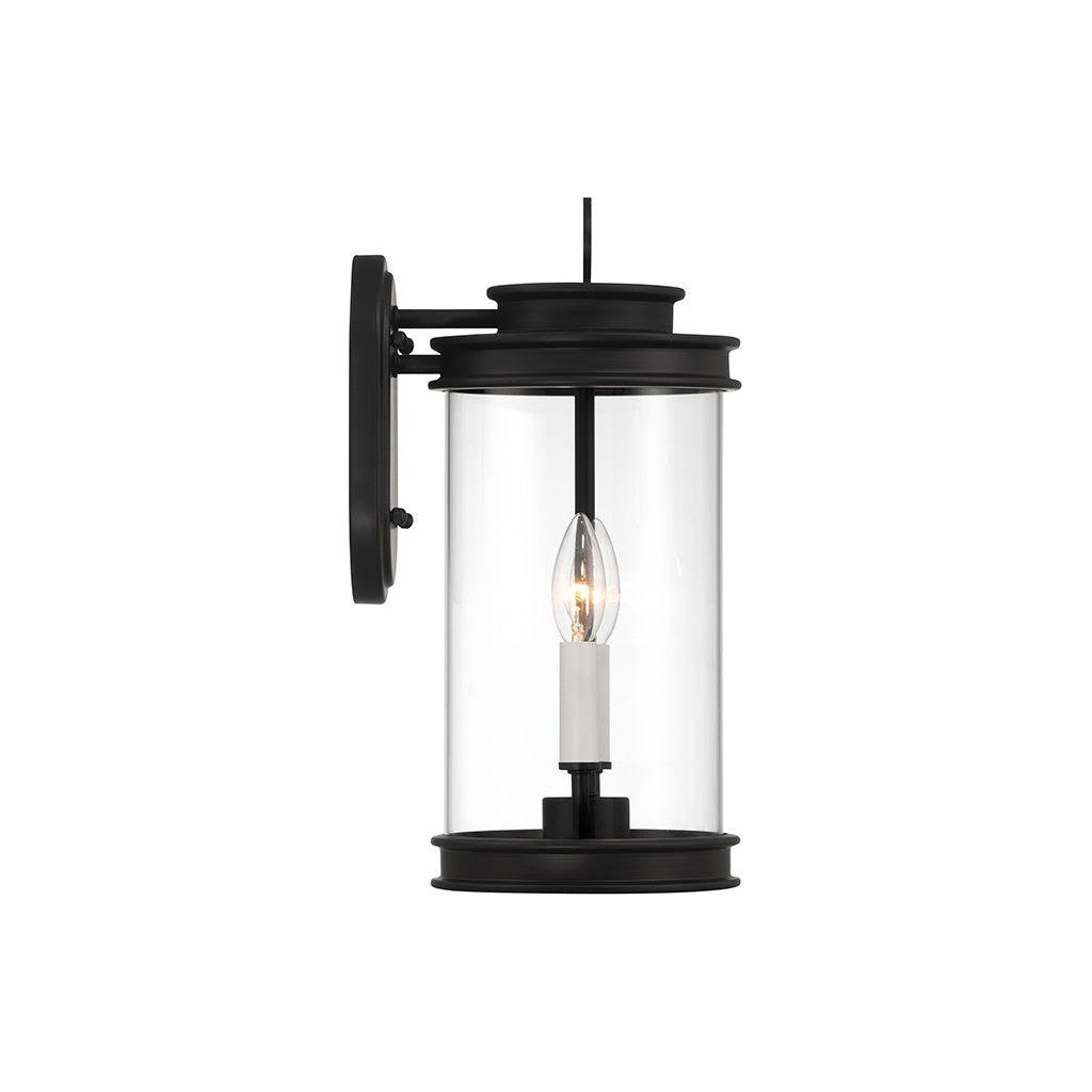 Englewood 2-Light Outdoor Wall Lantern in Matte Black - Light House Co.