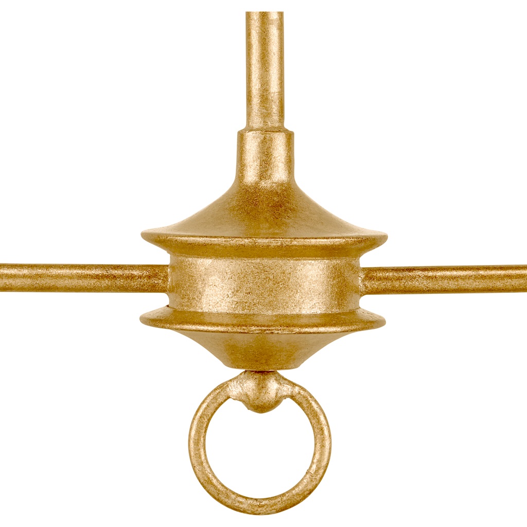 Nottaway Linear Gold Chandelier - Light House Co.