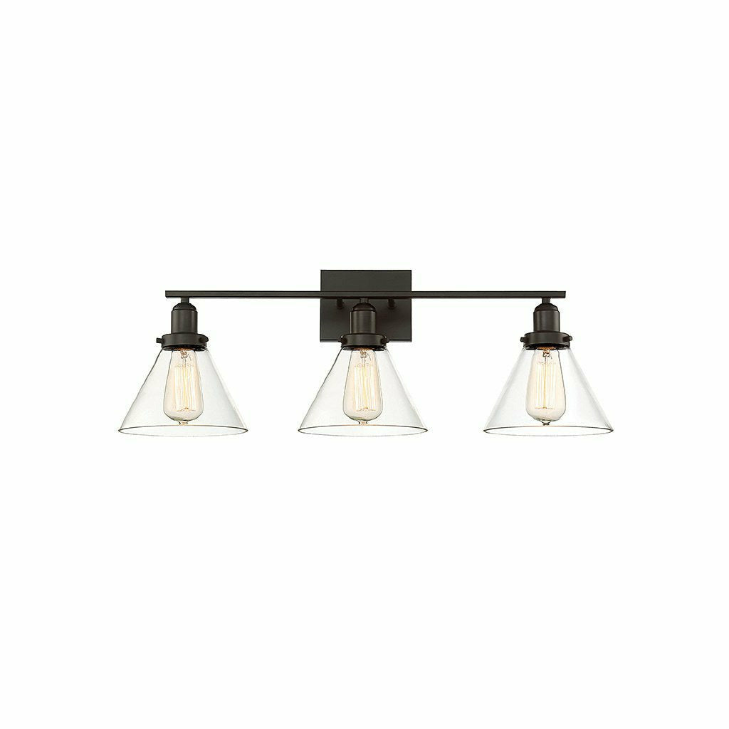 Drake 3-Light Vanity - Black | Open Box - Light House Co.