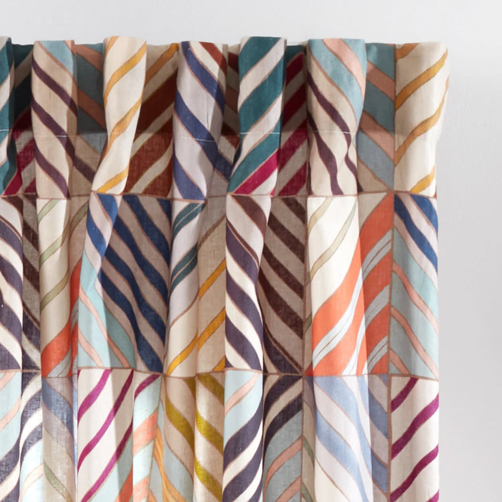 Potter Linen Curtain Panel | Multi | Home Accessories | Annie Selke - Light House Co.