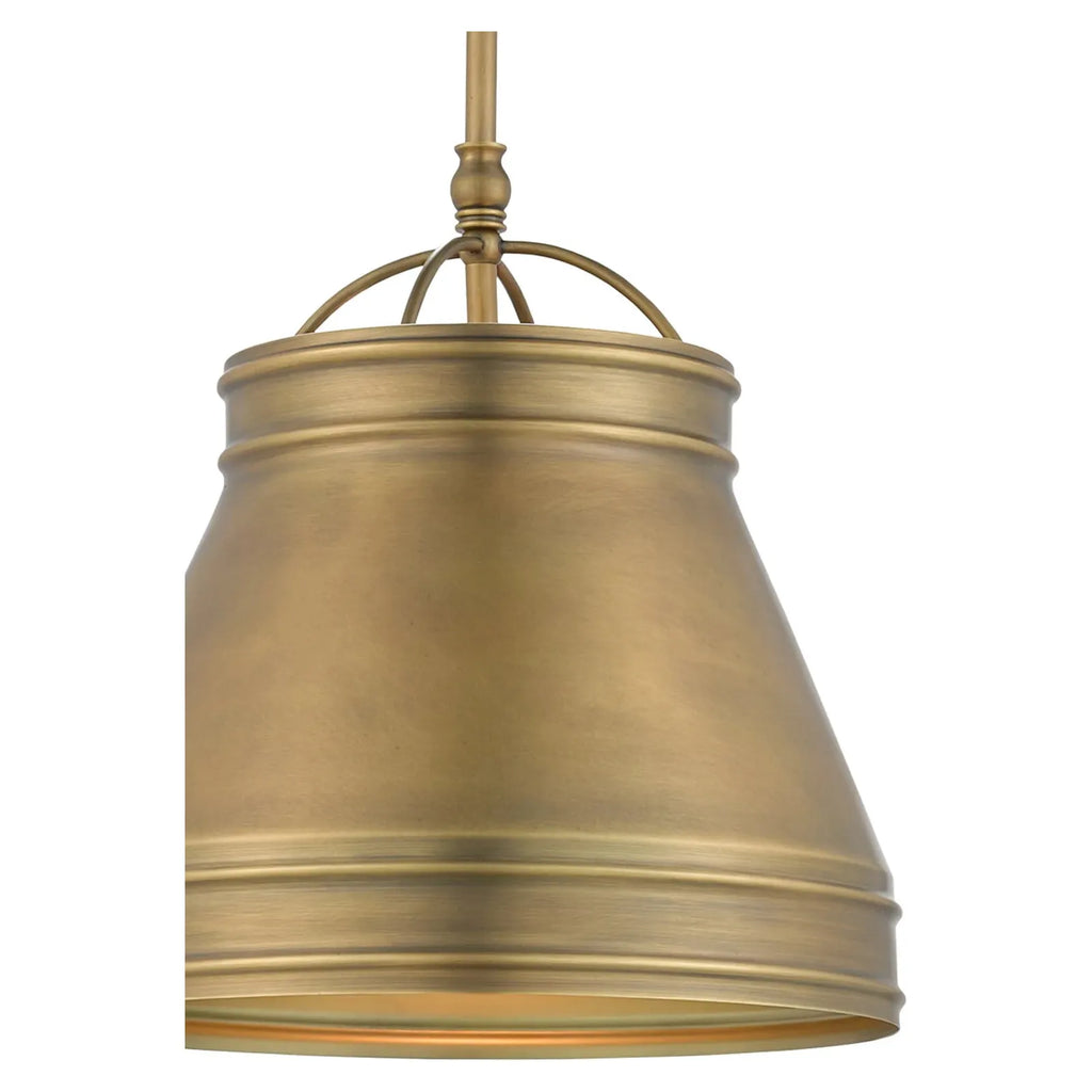 Lumley Brass Pendant - Light House Co.
