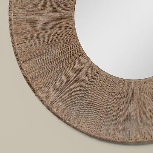 Highball Jute Round Mirror - Light House Co.