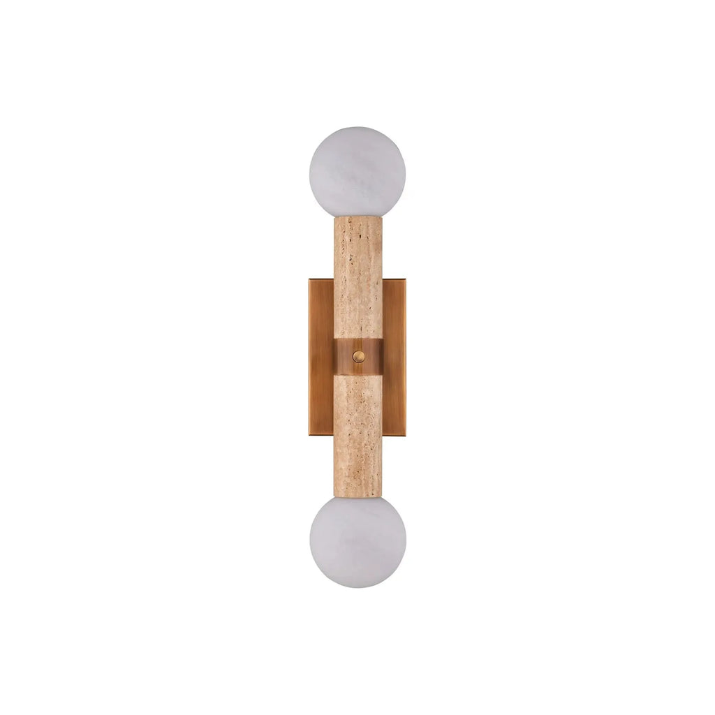 Beatrix Beige Bath Wall Sconce - Light House Co.