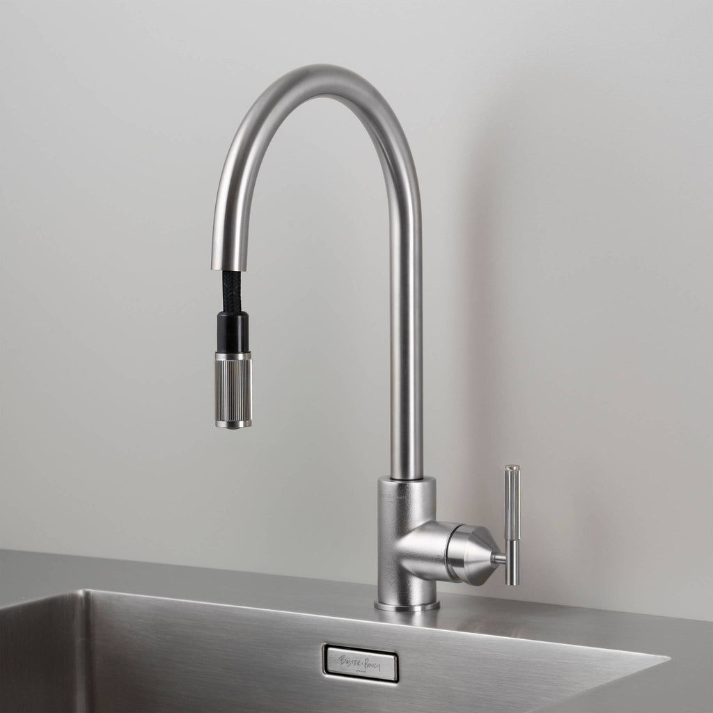 Kitchen Faucet / Pull-Out Mixer / Linear |  | Buster and Punch - Light House Co.