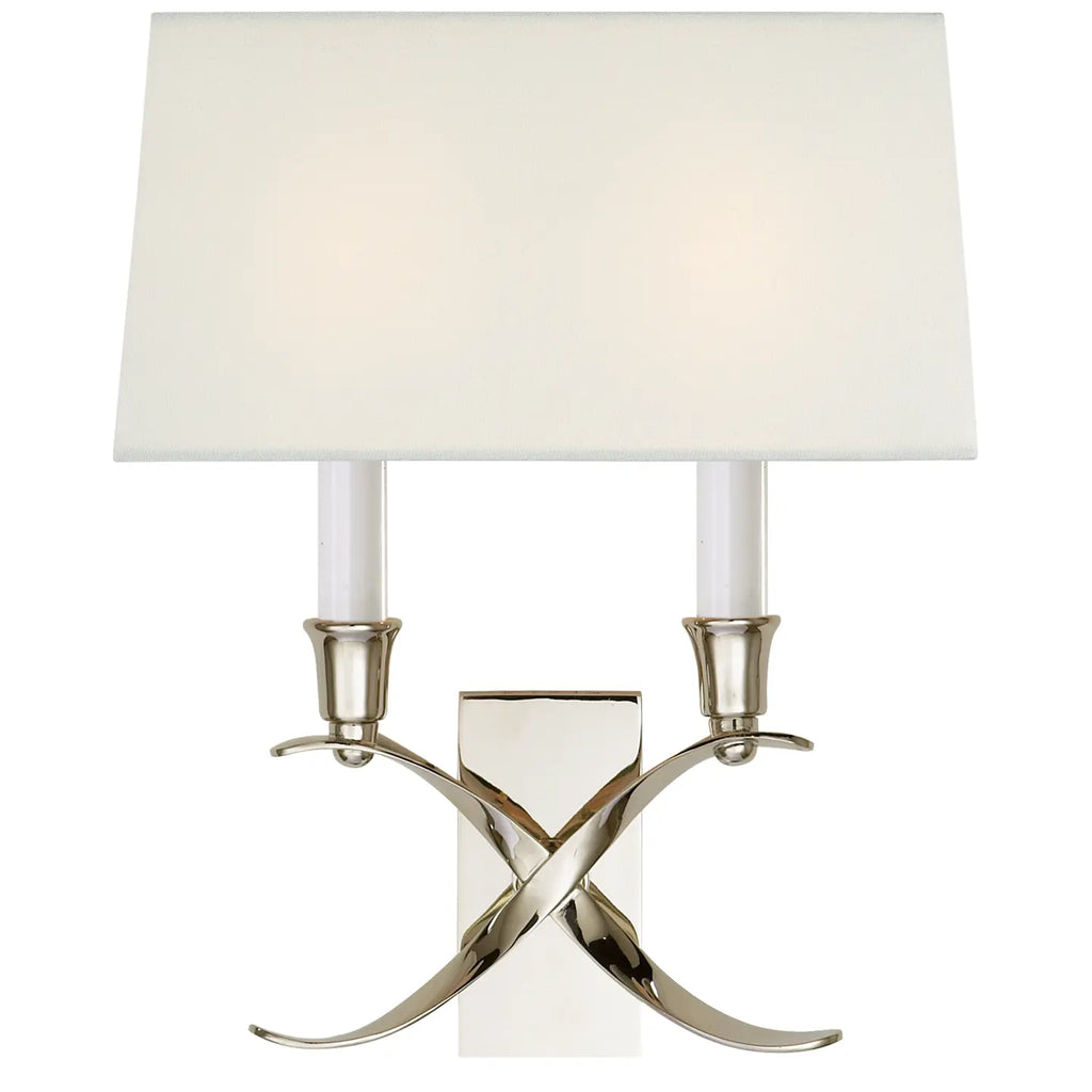 Cross Bouillotte Small Sconce | Wall Sconce | Visual Comfort Signature - Light House Co.