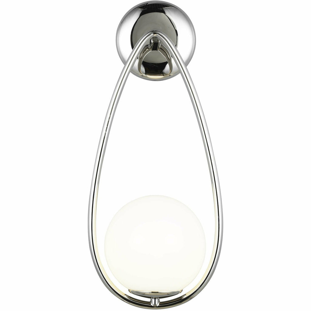 Galassia Polished Nickel One Light Sconce