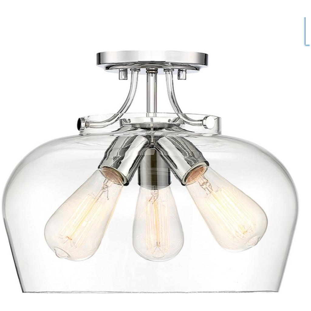 Octave Large Semi Flush Mount - Light House Co.