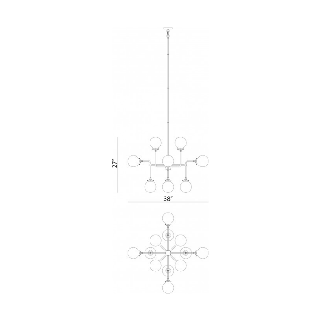 Particles 12-Light Pendant - Light House Co.