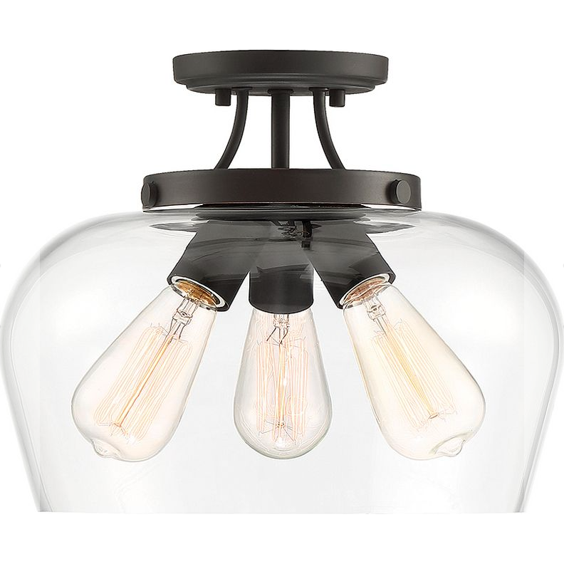Octave Large Semi Flush Mount - Light House Co.