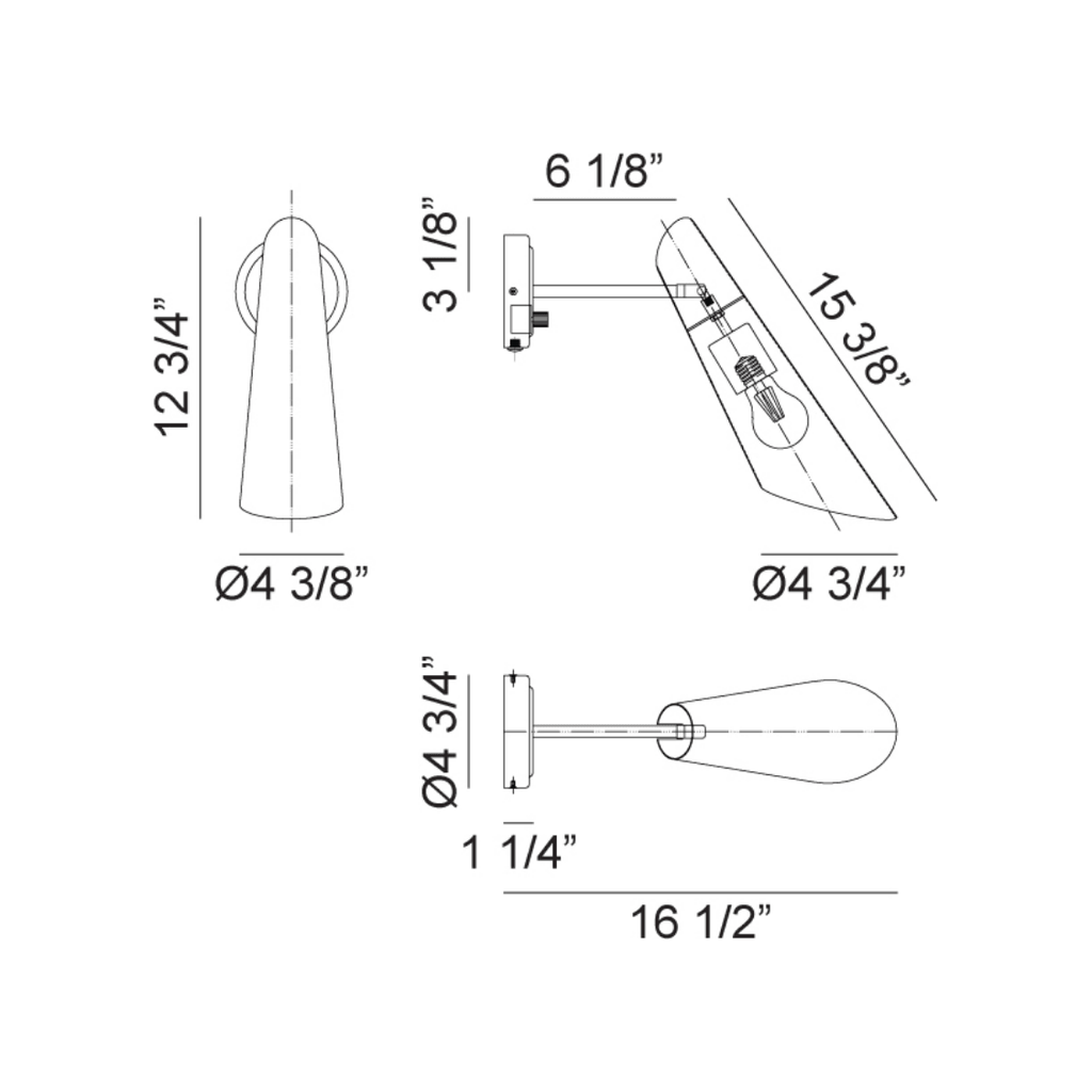 Butera Wall Sconce - Light House Co.
