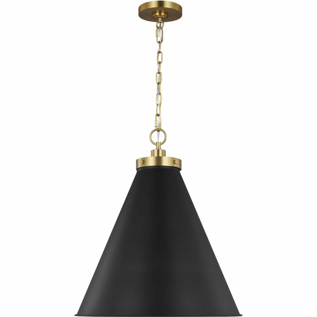 Wellfleet Dome Desk Lamp | Burnished Brass/Black