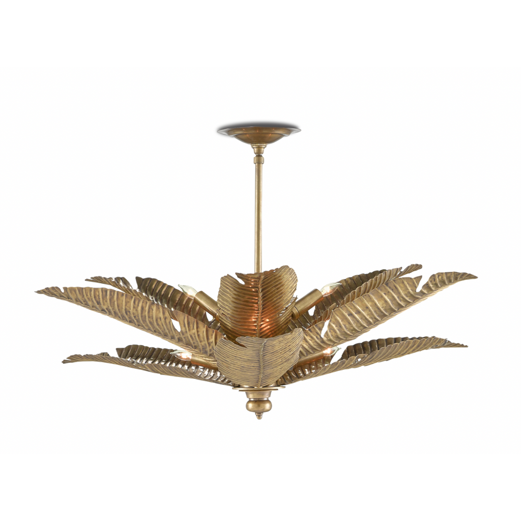 Currey and Company Tropical Flush Mount