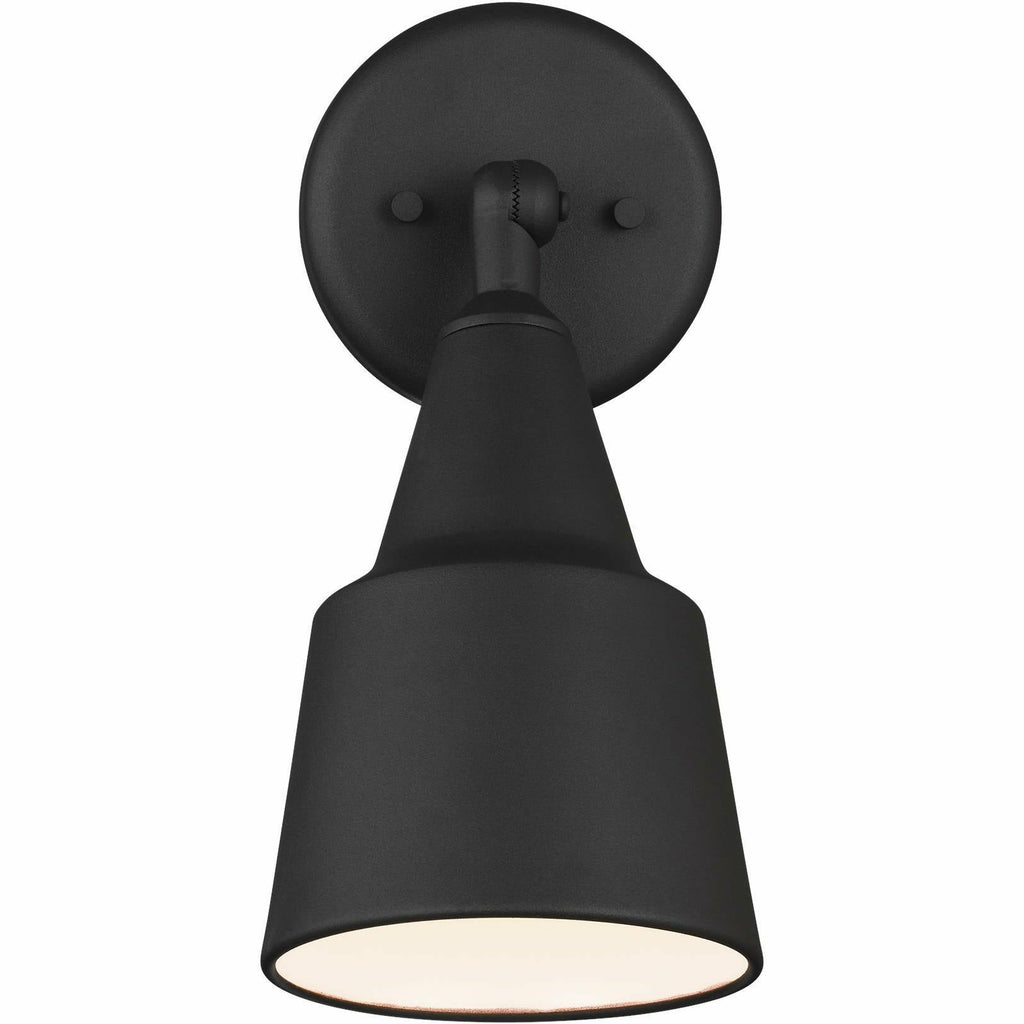 One Light Adjustable Swivel Flood Light | Black
