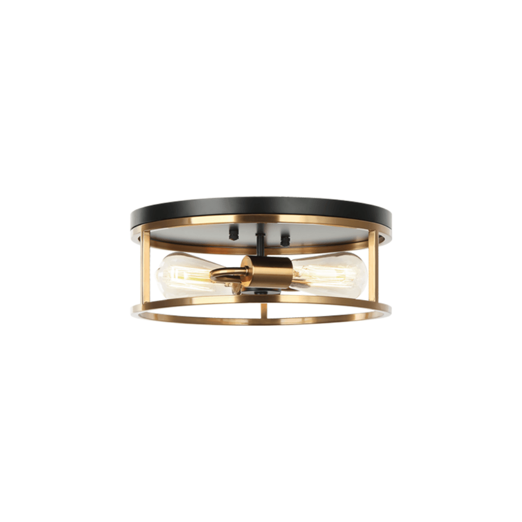 Clarke 2-Light Circle Flush Mount - Light House Co.