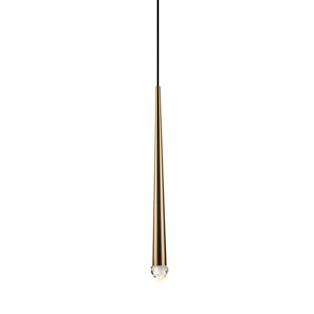 Renaie LED Pendant | Aged Gold Brass