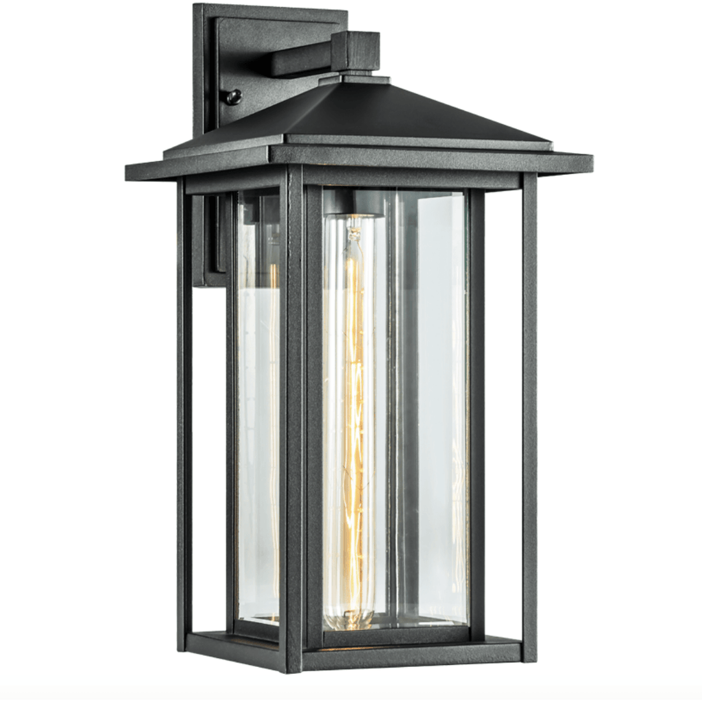 Large Caldwell Outdoor Wall Sconce | Black