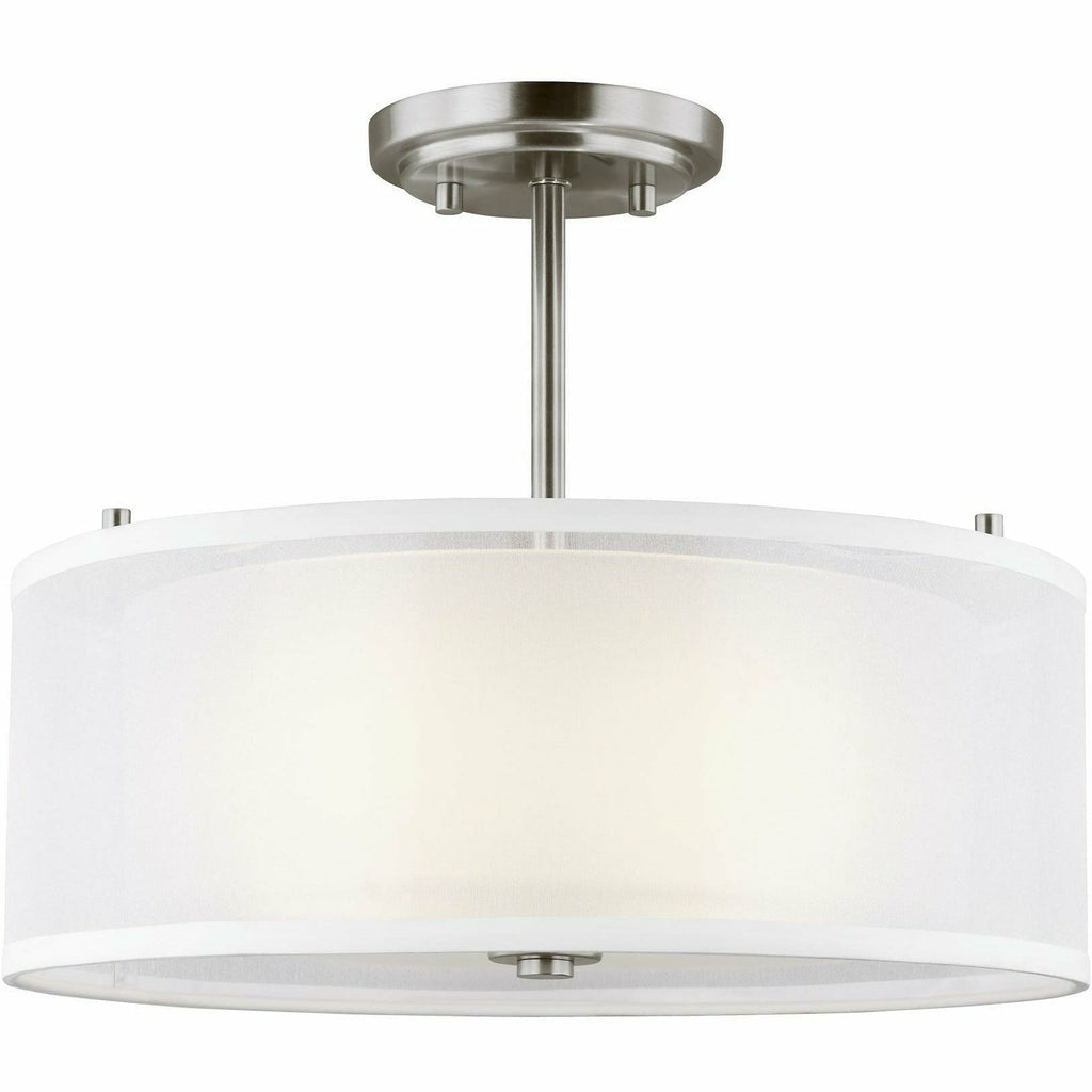 Elmwood Park Two Light Semi-Flush Mount - Light House Co.