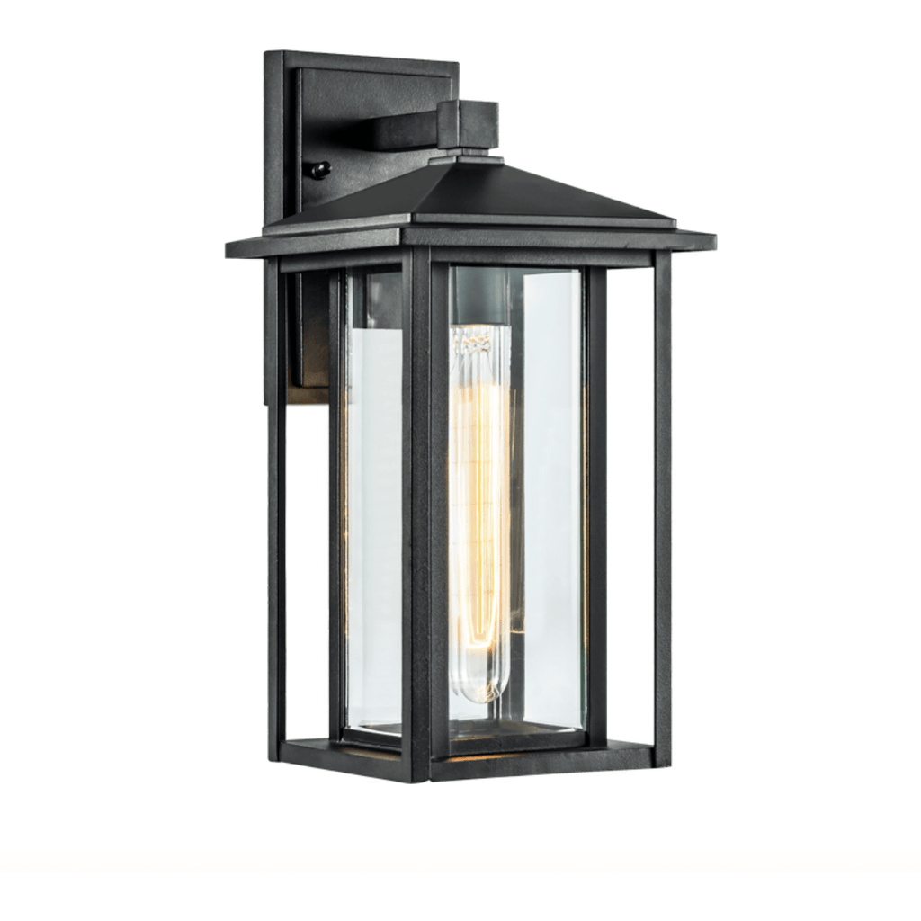 Small Caldwell Outdoor Wall Sconce | Black