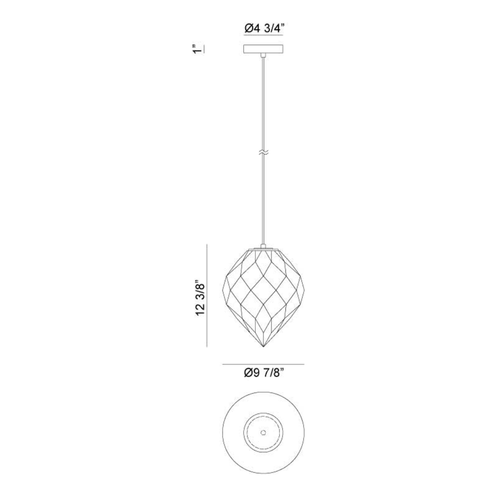 Gemma Pendant - Light House Co.