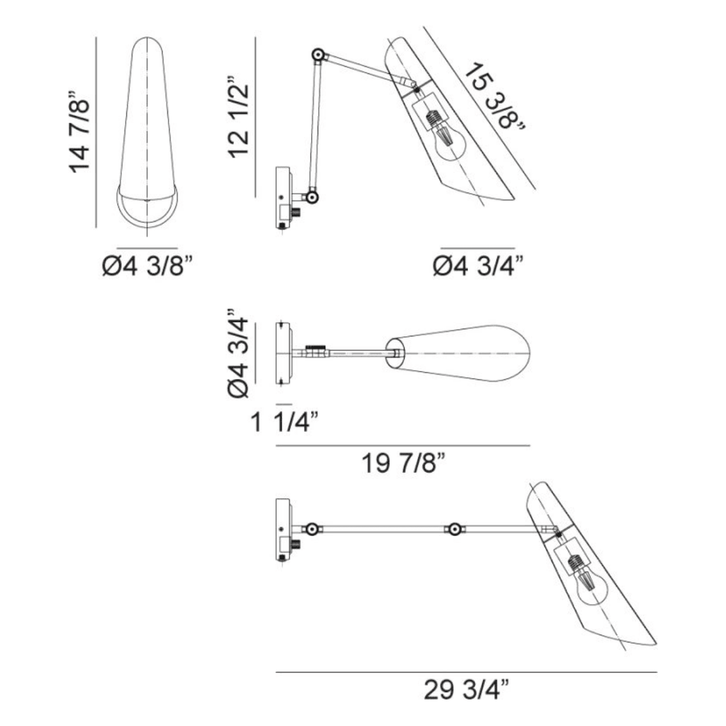 Butera Wall Sconce - Light House Co.