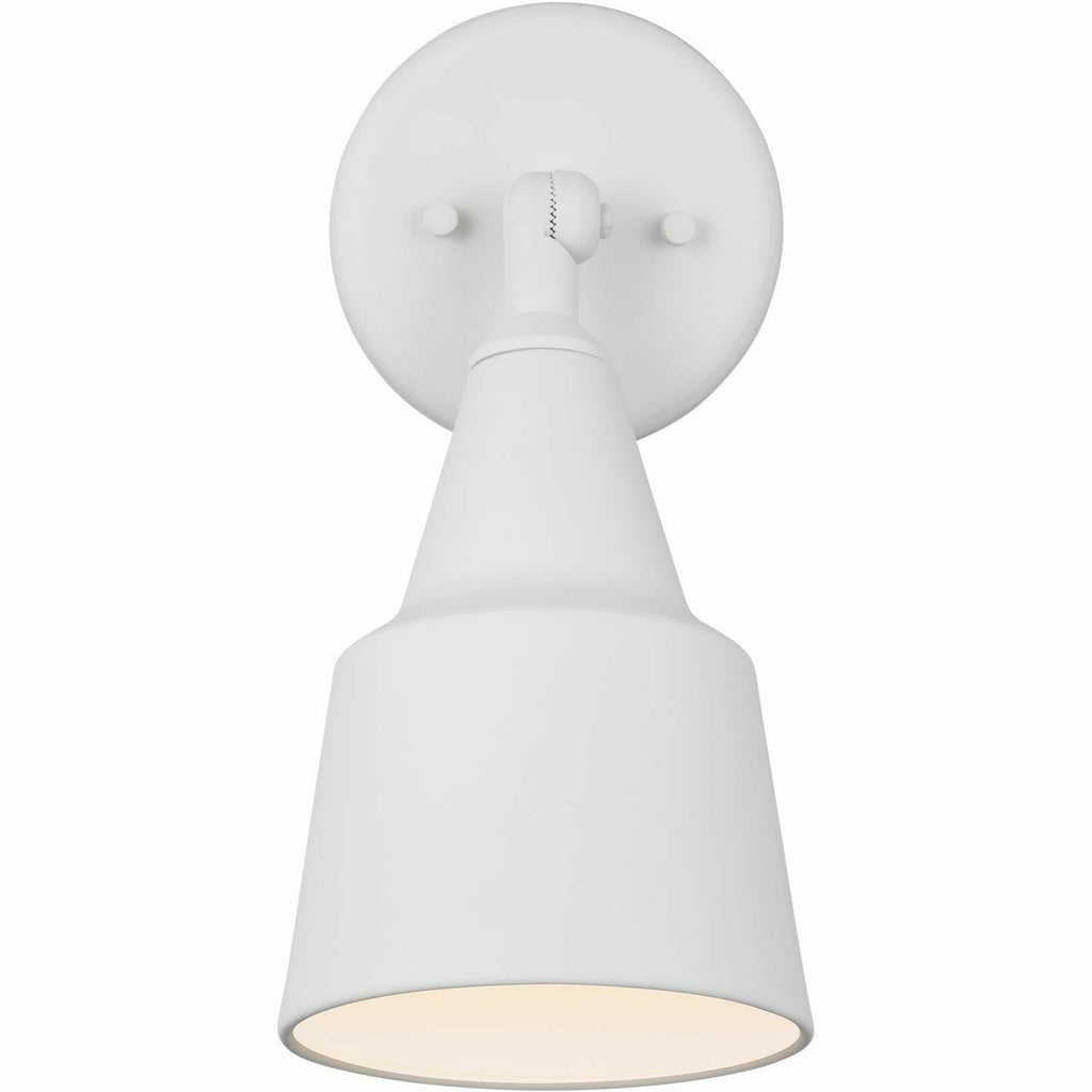 One Light Adjustable Swivel Flood Light | White