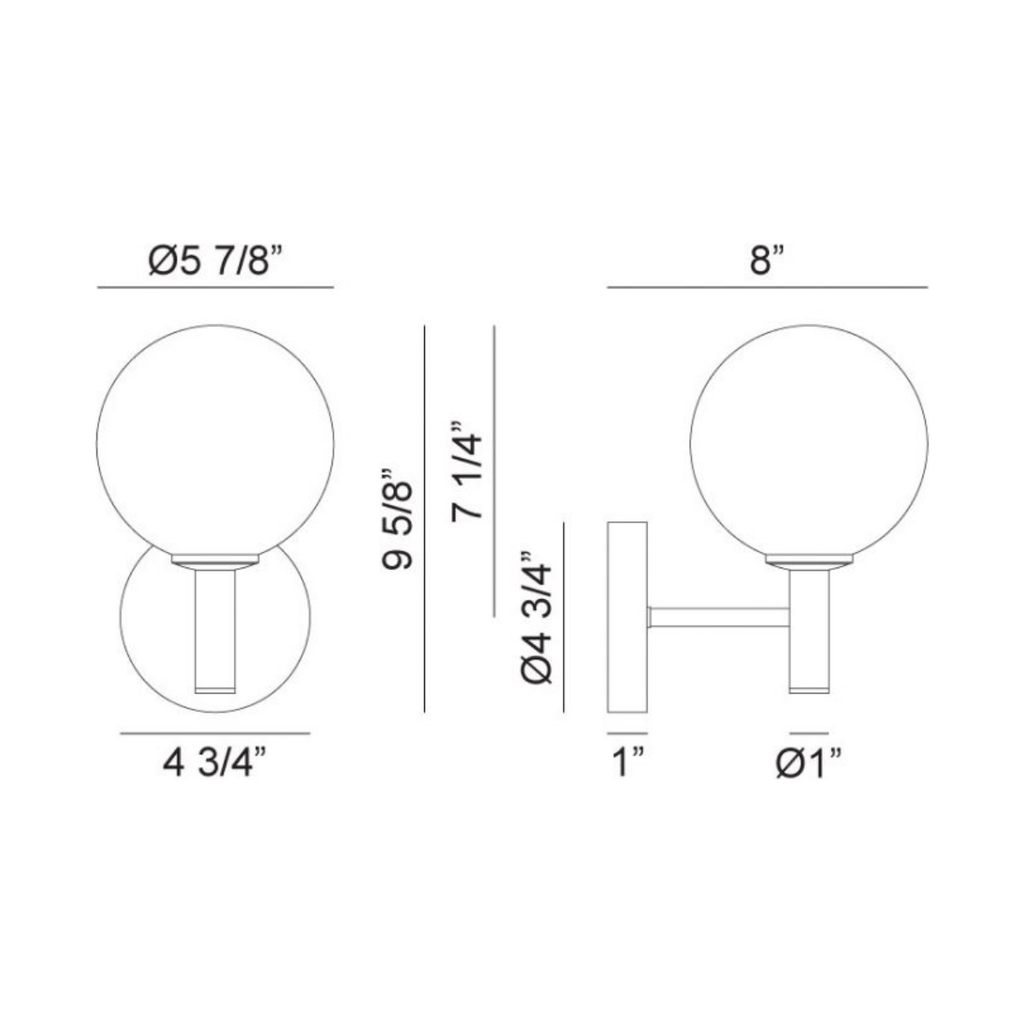 Cosmo Wall Sconce - Light House Co.