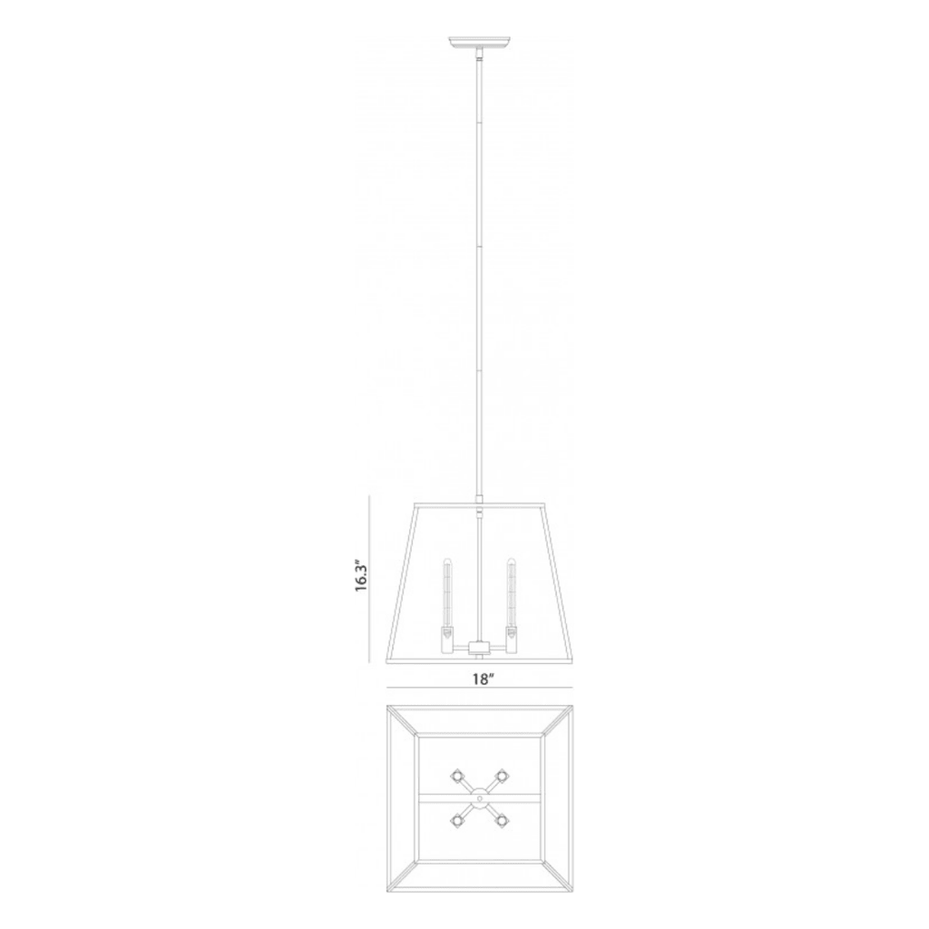Candor 4-Light Pendant - Light House Co.